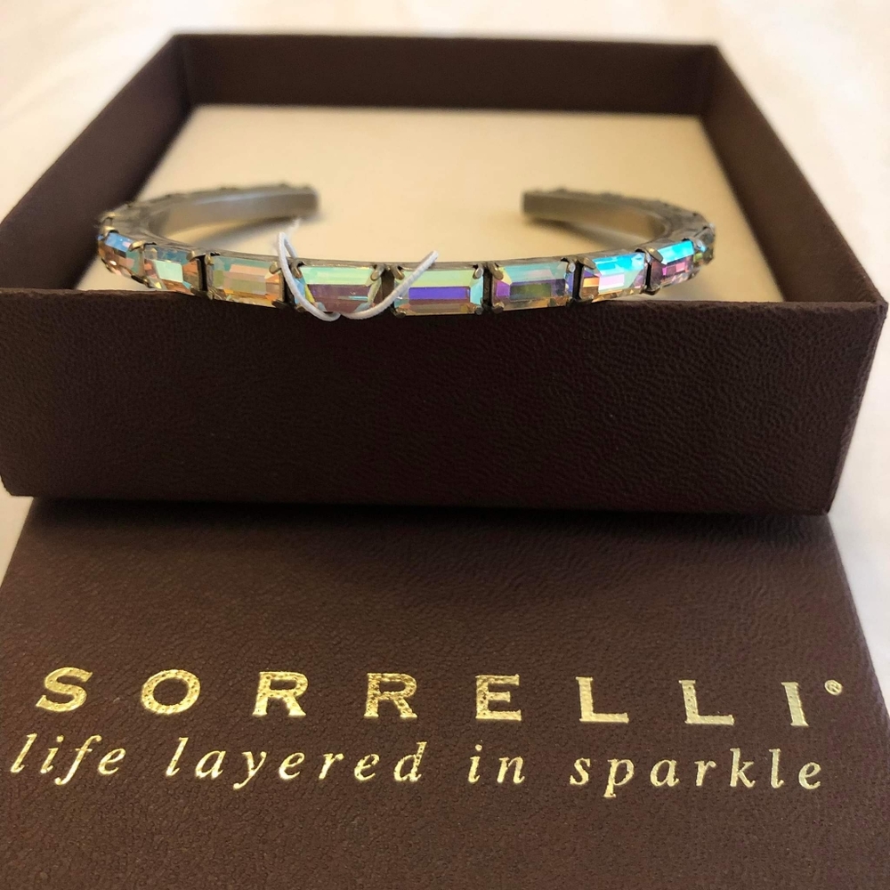 Brilliant Baguette Cuff Bracelet